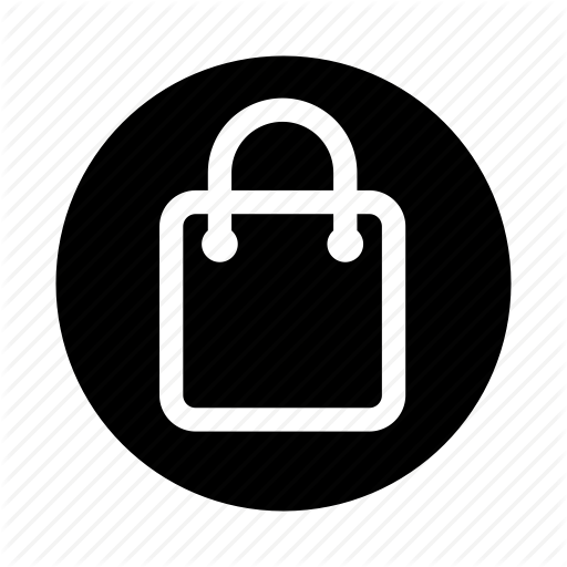 Black shopping bag tool - Free commerce icons