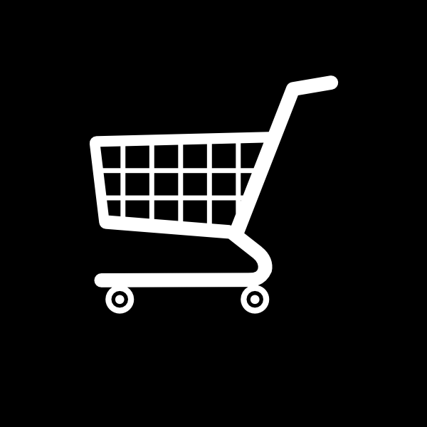 Shopping Cart Icon White 66332 Free Icons Library - roblox shopping cart