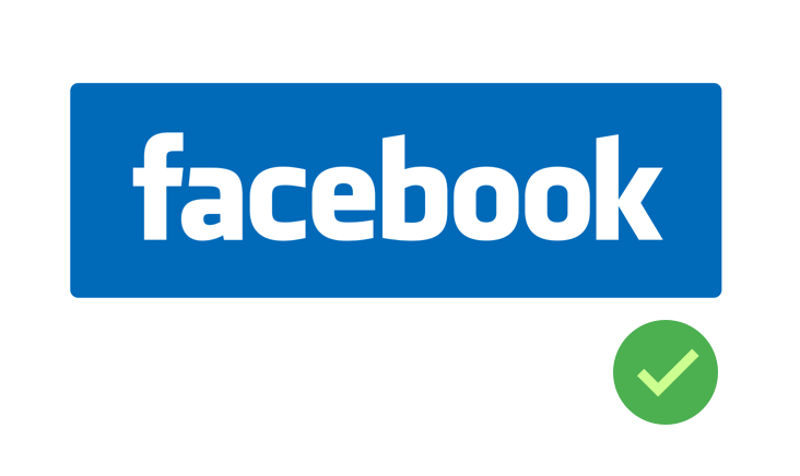 Facebook icon vector, download facebook F logo vector