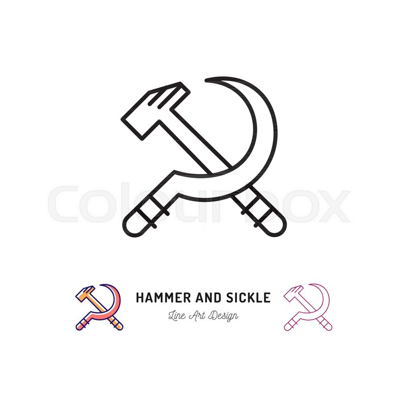 Sickle icon cartoon style Royalty Free Vector Image