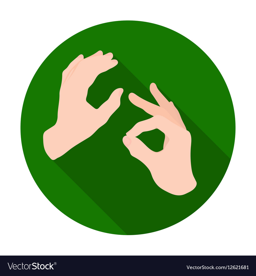 Sign language icons Vector | Free Download