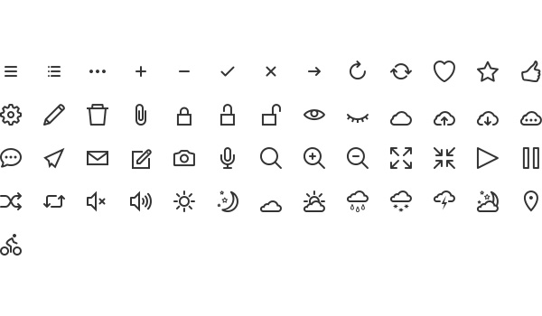 17 Free High-Quality Simple Icon Sets