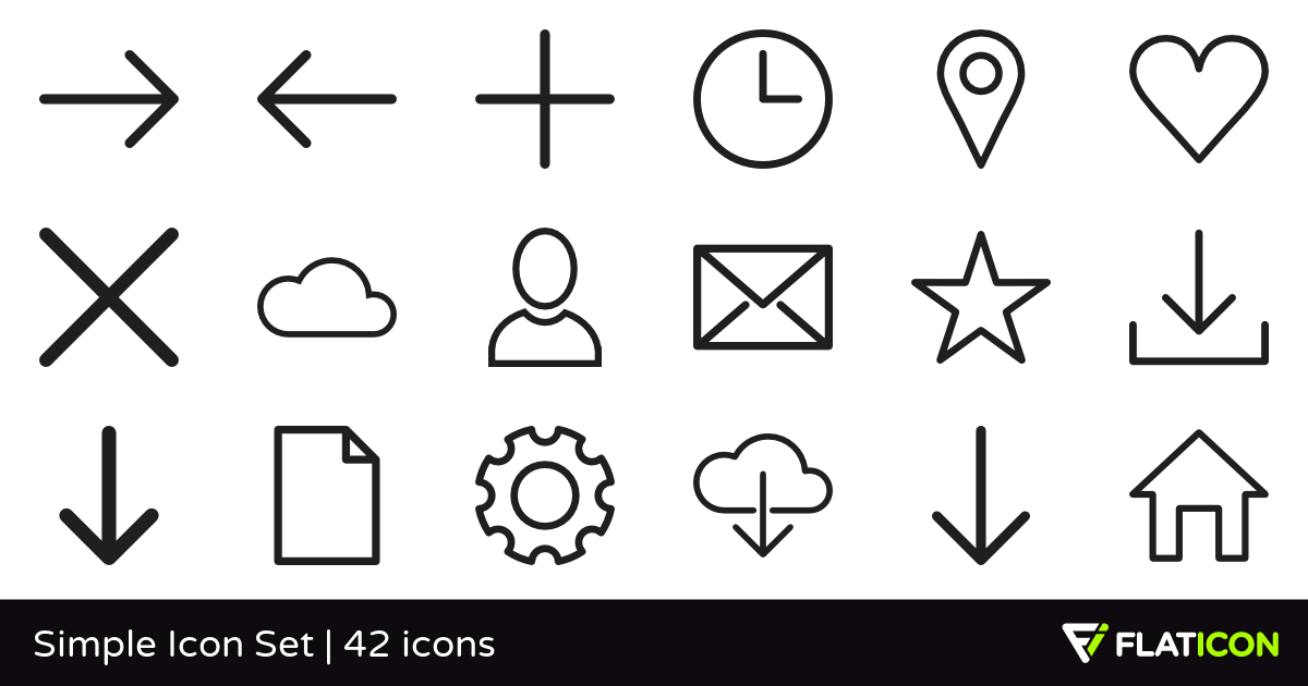 Free Simple Line Icons Set Vol.4: | Icon | Icon Library | Icon set 