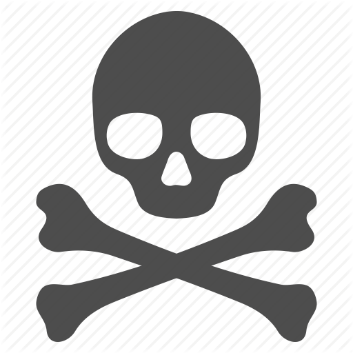 Skull Crossbones Icon - free download, PNG and vector
