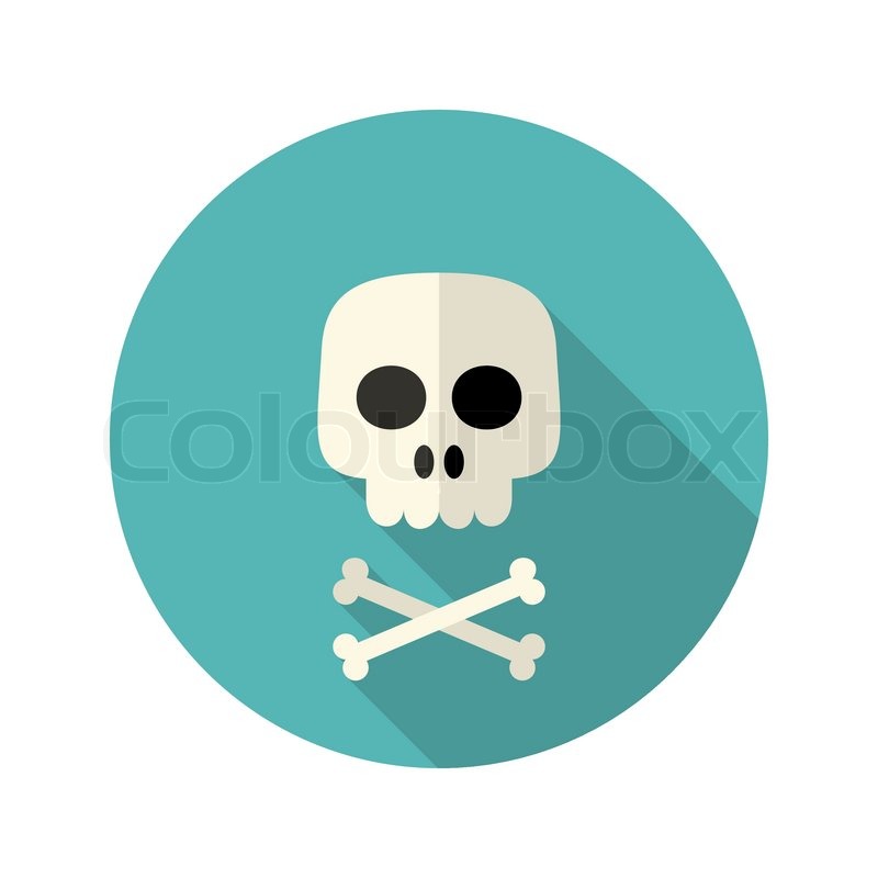 Skull Icons Vector Isolate On White Stock Vector 676958671 