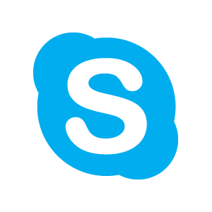 Bootstrap Font Awesome Brands Skype Icon  Style: Flat Circle 