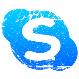 Free white skype icon - Download white skype icon