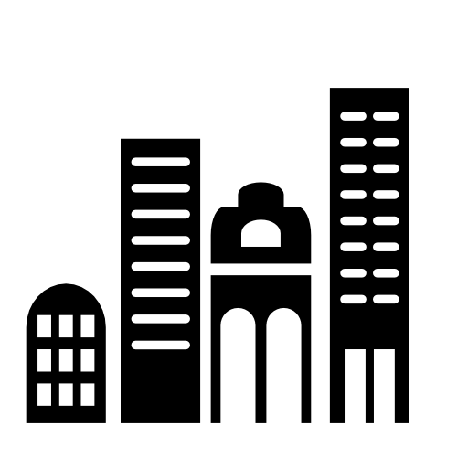 Apartment, building, city, house, office, skyscraper, tower icon 