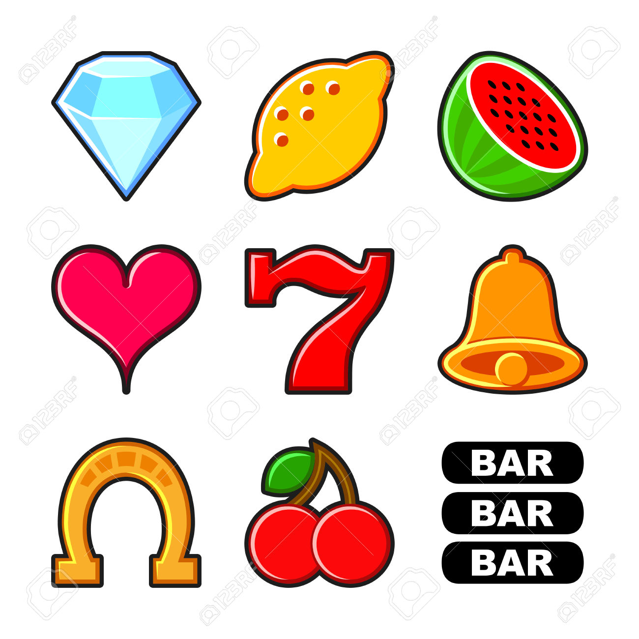 slot machine icons  Free Icons Download