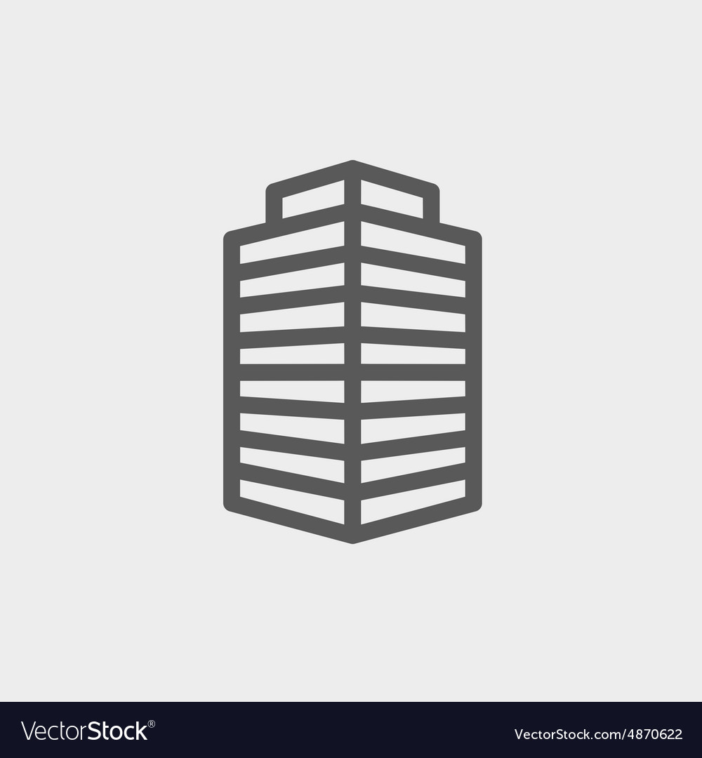 Building Icon | Small  Flat Iconset | paomedia