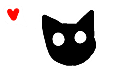 Illustration Of Cute Black Cat Icon Flat Desgin Royalty Free 