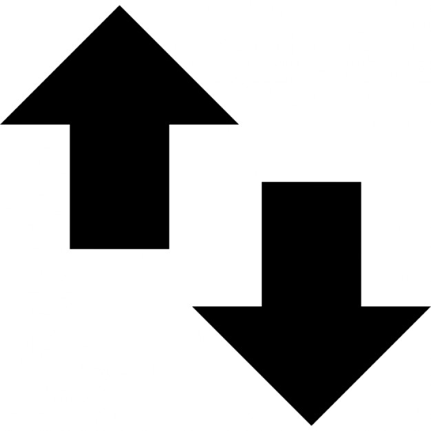 Small up and down arrows Icons | Free Download