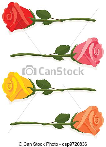 Abstract black and red rose. Black background with black clip 