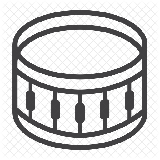 Snare Drum Icon - free download, PNG and vector