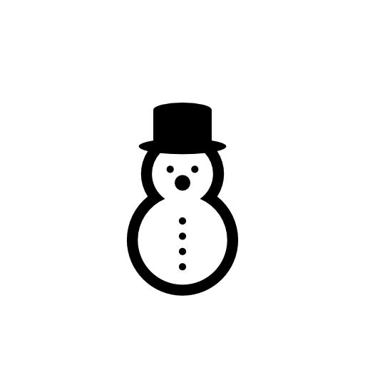 Christmas Snowman Icon | Line Iconset | IconsMind