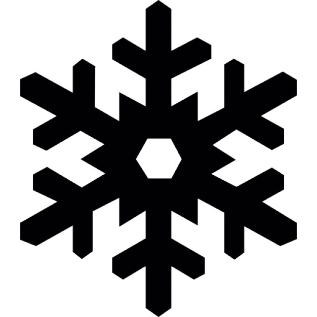 Snowflakes icon collection. Vector shape.  Stock Vector 