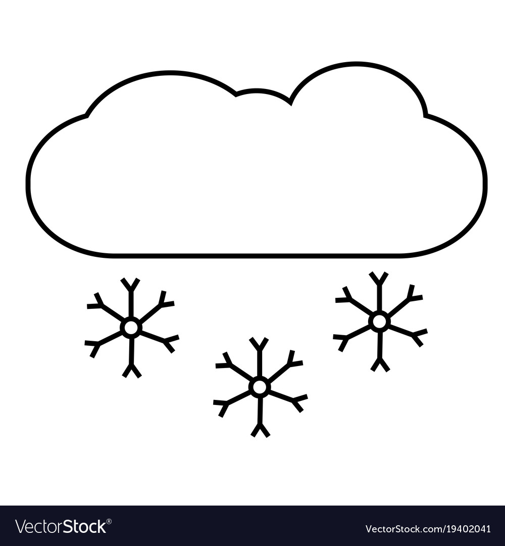 Cloud, forecast, icy, snow, snowing, weather, winter icon | Icon 