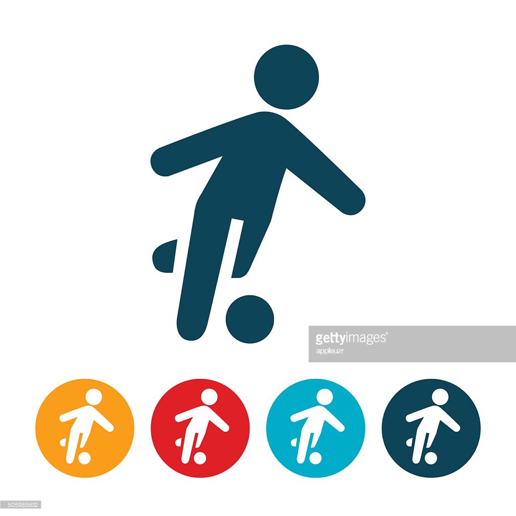Soccer Player Icon Vector Art | Getty Images
