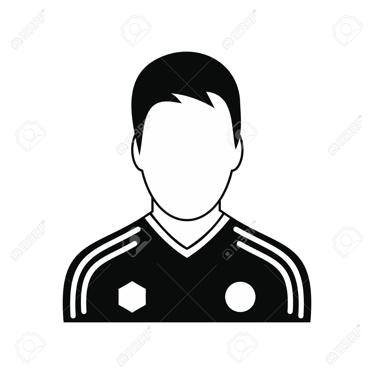 Soccer player with ball Icons | Free Download
