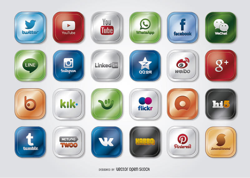 12 Free Social Media Icon Sets and Icon Fonts for Apps and 