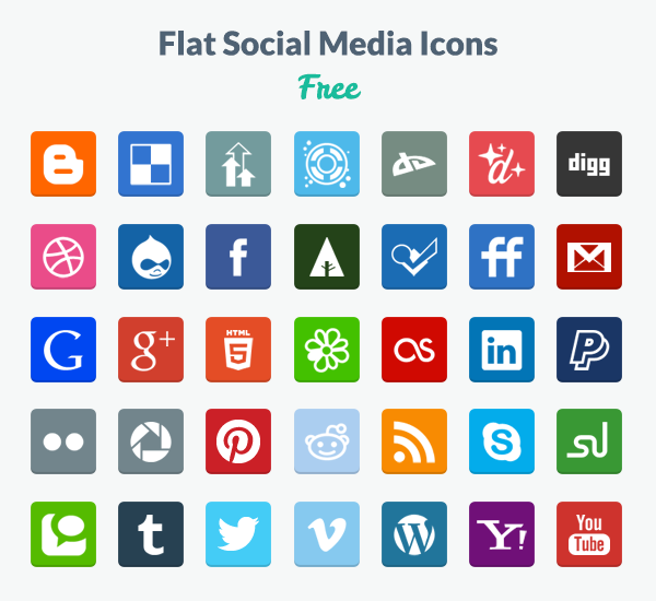 Most popular Social Media Icons  Download Free Vector and PNG 