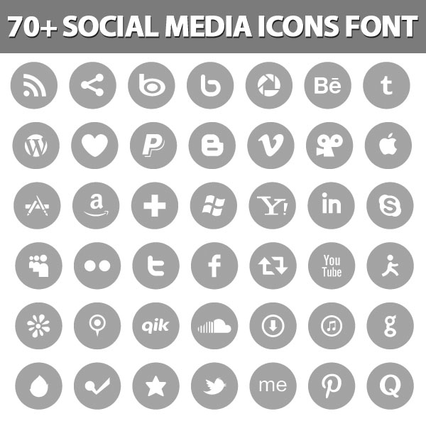 Social Media Font and Social Media Icon Maker