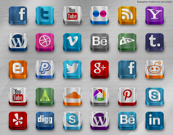 Cool Social Media Button Generator For Any Website - NiftyButtons