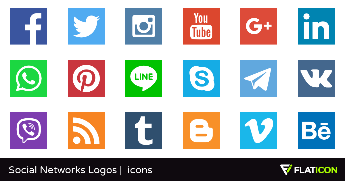Logos social network 50+ High