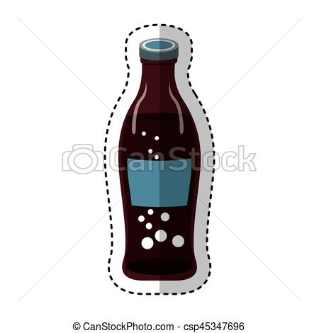 Soda bottle icon imag Royalty Free Vector Image