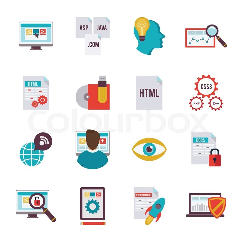 Software or Graphic Design Icon flat icons Vector Image