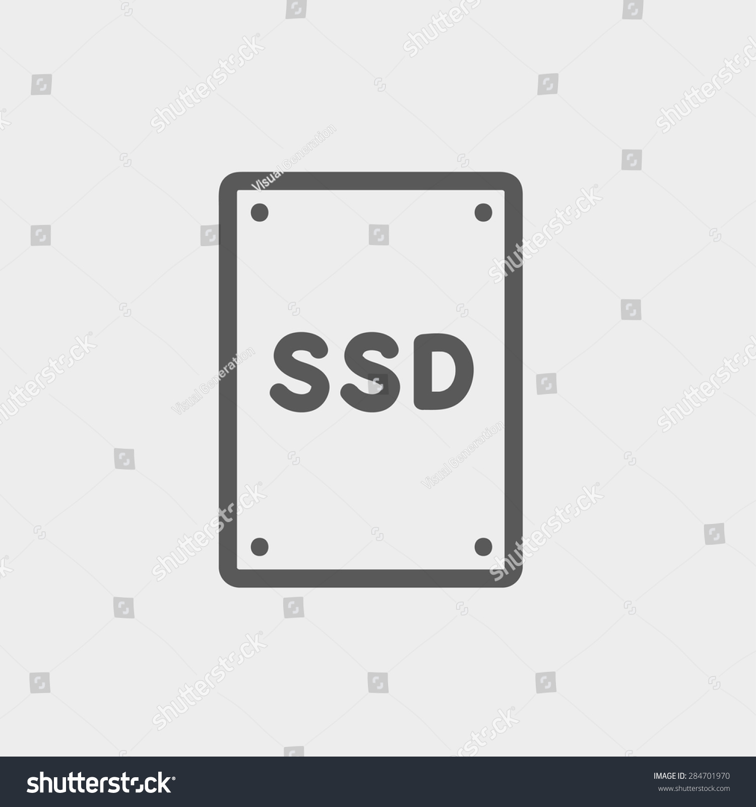 Color icon - solid state drive. Solid state drive icon in 