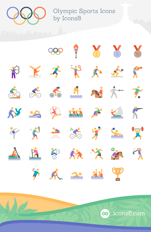 4-Designer | 2008 Beijing Olympic Games sports icon icon material