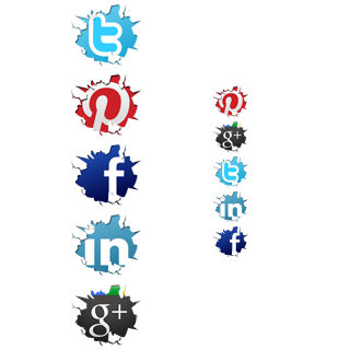 Sprite Social Icon Button