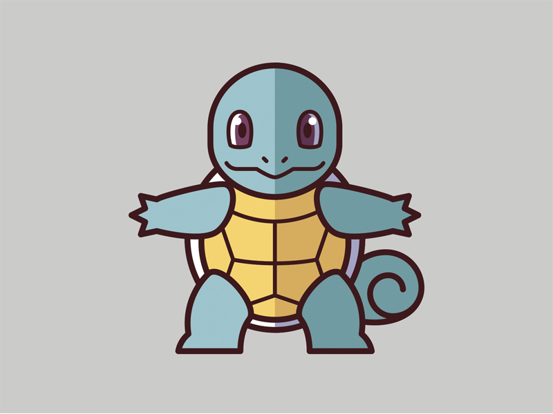 Squirtle Icon by Caleb Hunt - Dribbble