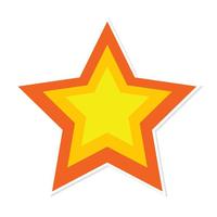 Tick approval star icon. Tick approval green star icon vector clip 