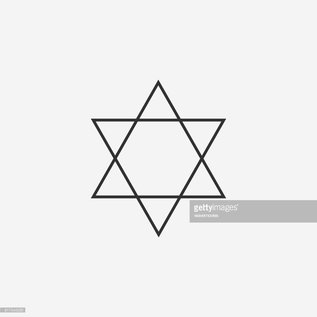 Star of David Icon - free download, PNG and vector
