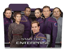 Star Trek Enterprise 3 Icon | TV Movie Folder Iconset | Aaron Sinuhe