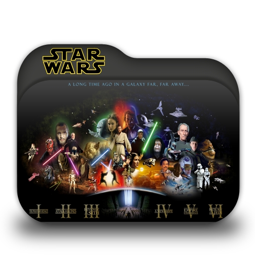 Rick and Morty Star Wars Folder Icon #43816 - Free Icons and PNG 