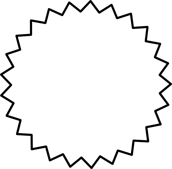 black starburst icon - splash star Stock image and royalty-free 