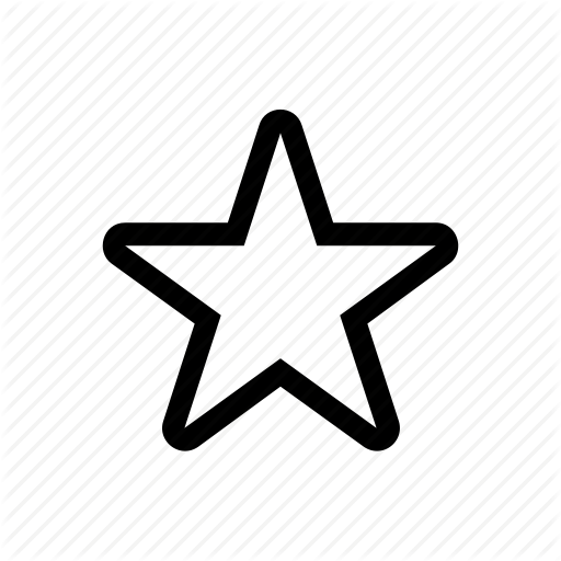 Star Black Icon - Flat Style Icons 