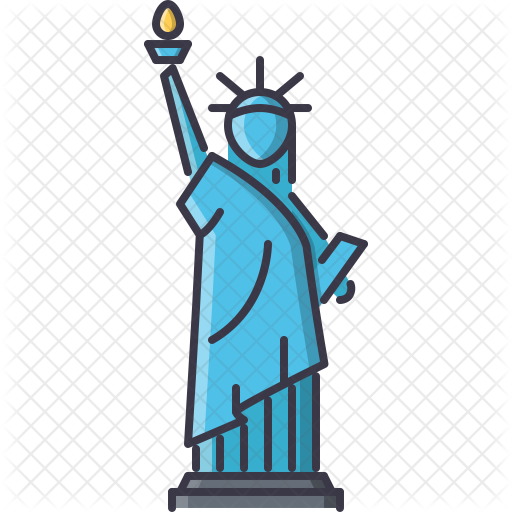 ICON / ILLUSTRATION | Statue Of Liberty by Louise - Dribbble