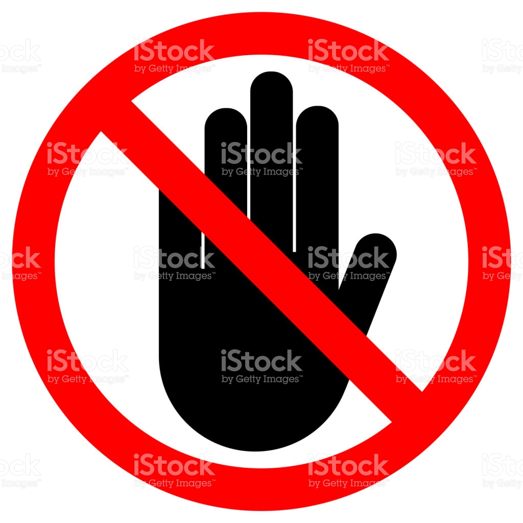 Control, dont move, gesture, hand, stay, stop, wait icon | Icon 