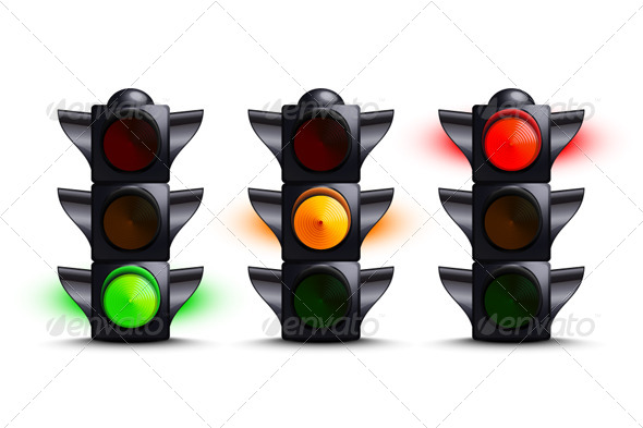 Clipart - Traffic light icon