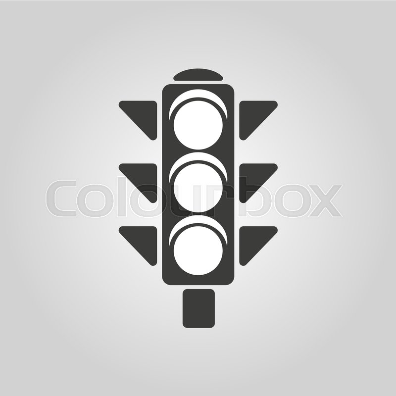 Traffic light icon stock vector. Illustration of light - 64776291