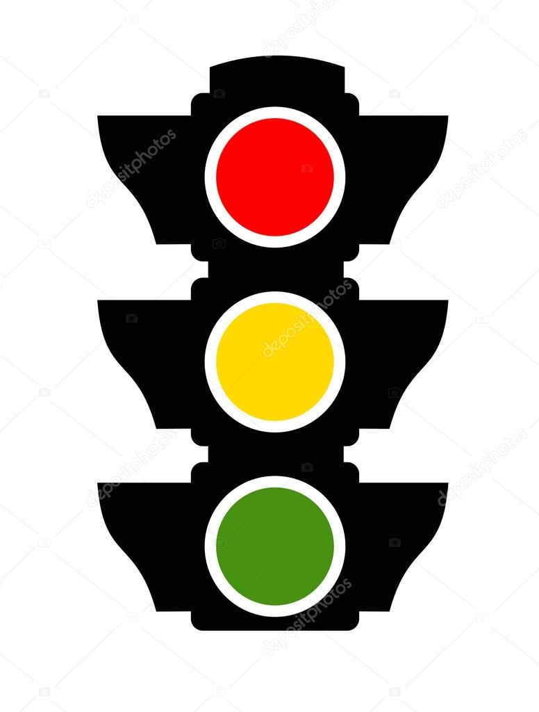 The traffic light icon. Stoplight and semaphore, crossroads symbol 