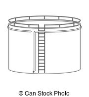 Gas Storage Tanks Icon Simple Illustration Stock Vector 530898409 