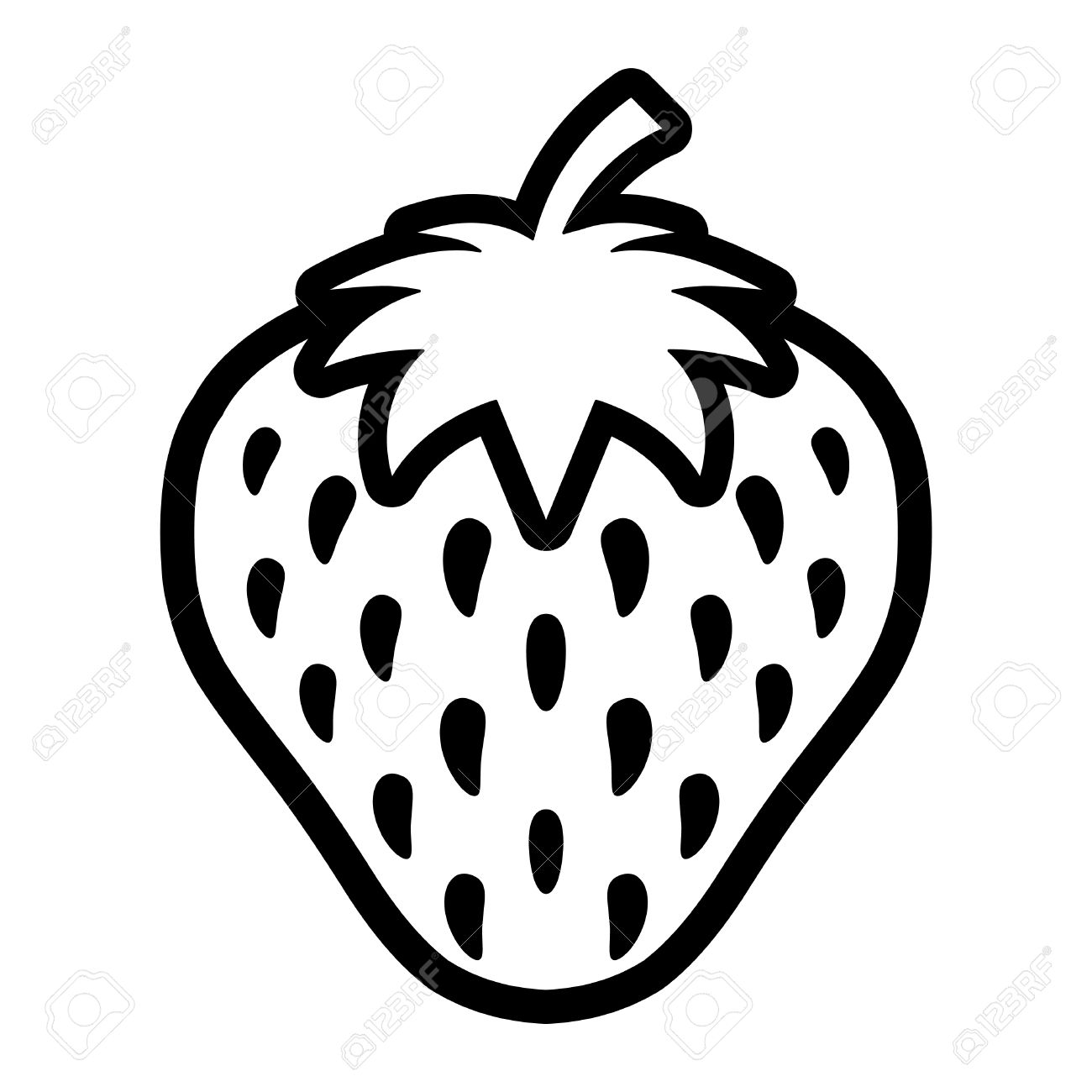 Strawberry Icon - Paradise Fruit Icon Set 