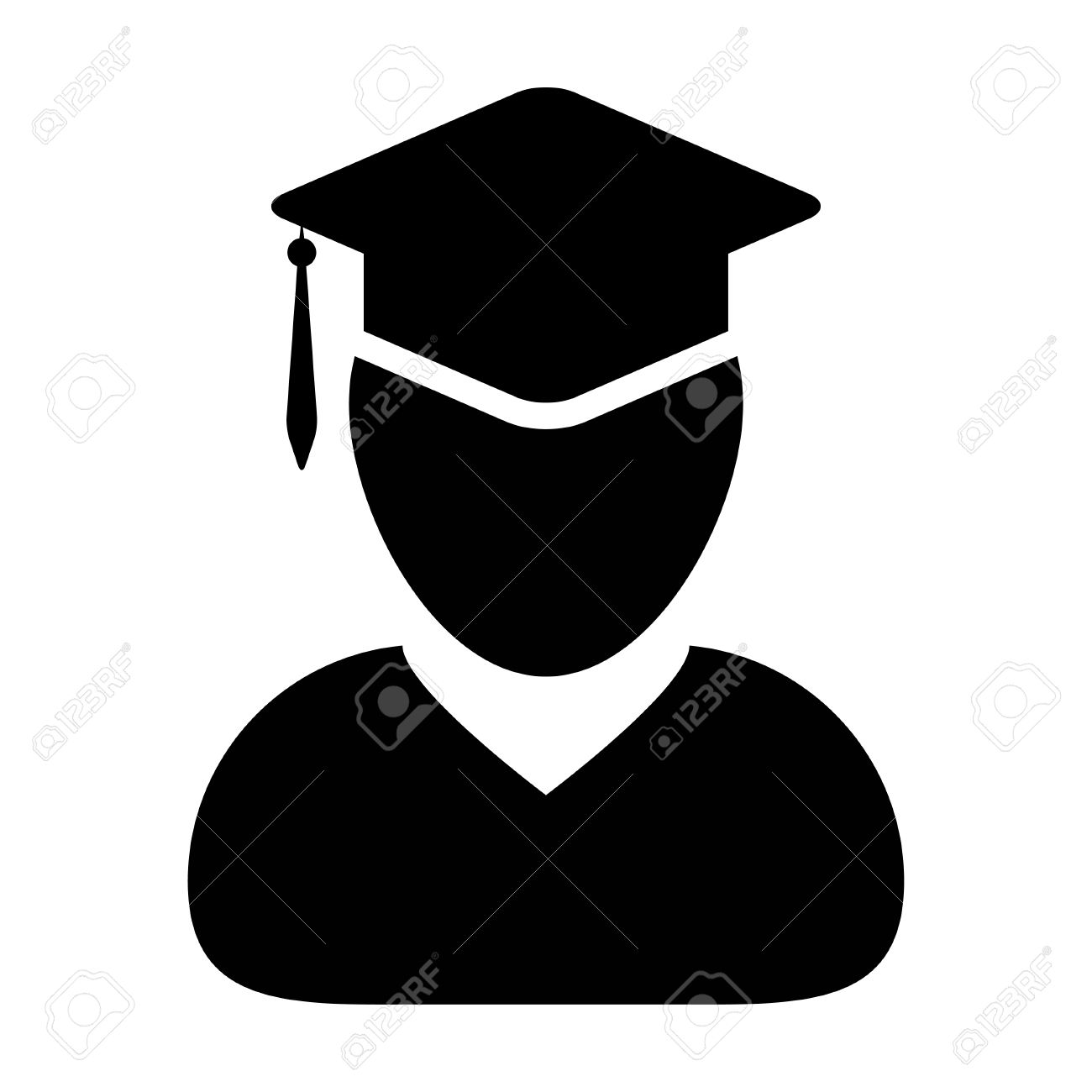 Students Graduation Icon Vector Stock Vector 286189781 - 