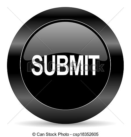 Submit Icon Internet Button On White Stock Illustration 659637178 