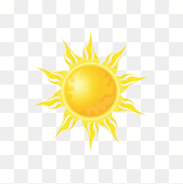 Hot sun icon cartoon style Royalty Free Vector Image